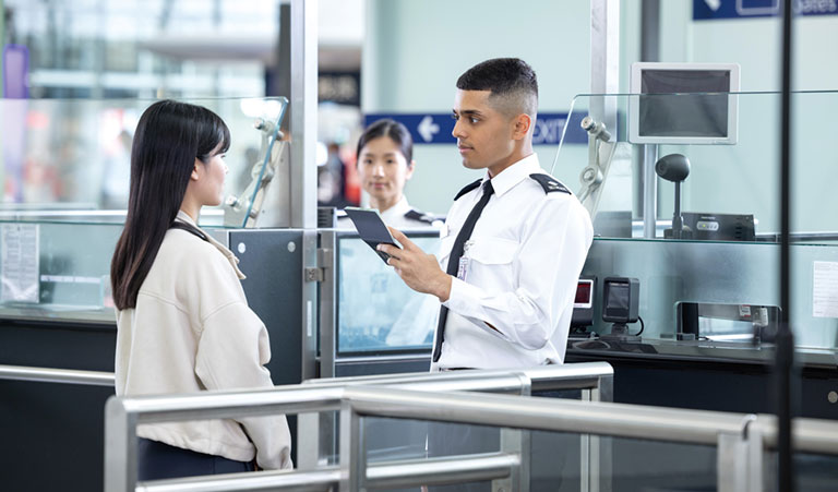 While facilitating genuine visitors to enter and exit Hong Kong, the department maintains stringent gatekeeping by exercising effective immigration control to prevent undesirables from entering Hong Kong and guard against any activities that endanger national security.